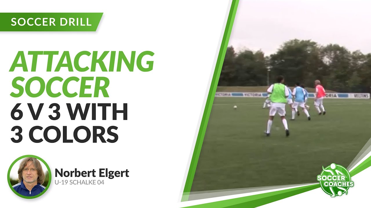 6 v 3 with Colors | Attacking Soccer with Schalke 04