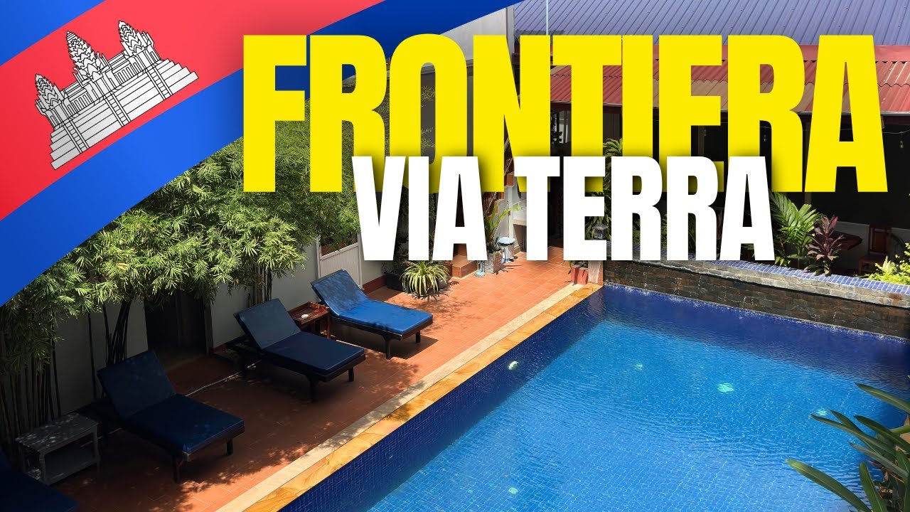 CAMBOGIA 🇰🇭 Attraversiamo la frontiera Thailandia - Cambogia VIA TERRA!
