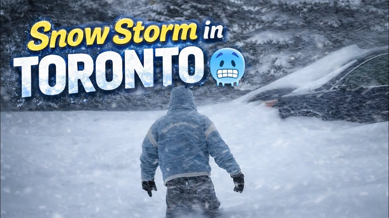 Manchu Toofan in Canada | -16 degrees , 40 cms snow fall  🥶 