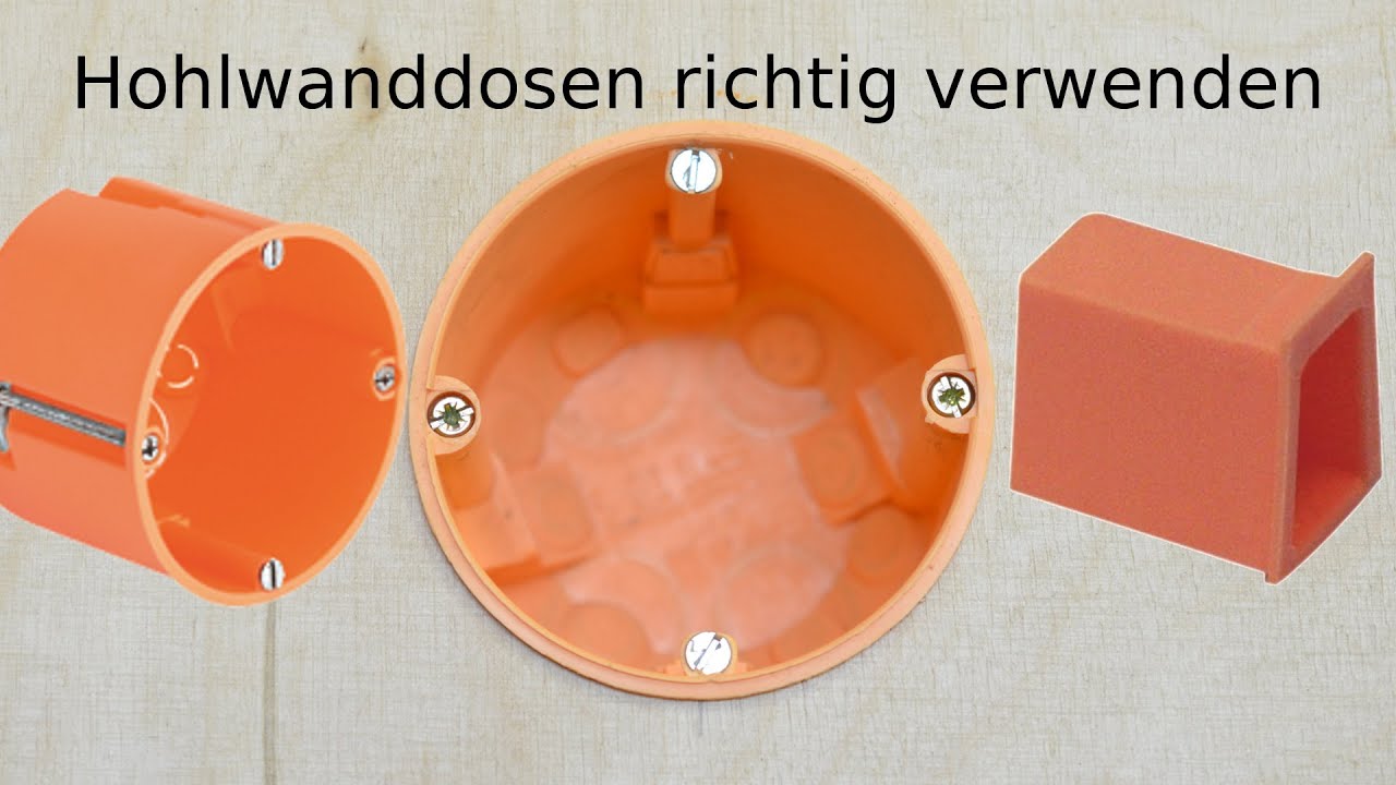 Hohlwanddose - richtige Verwendung/Einsatz