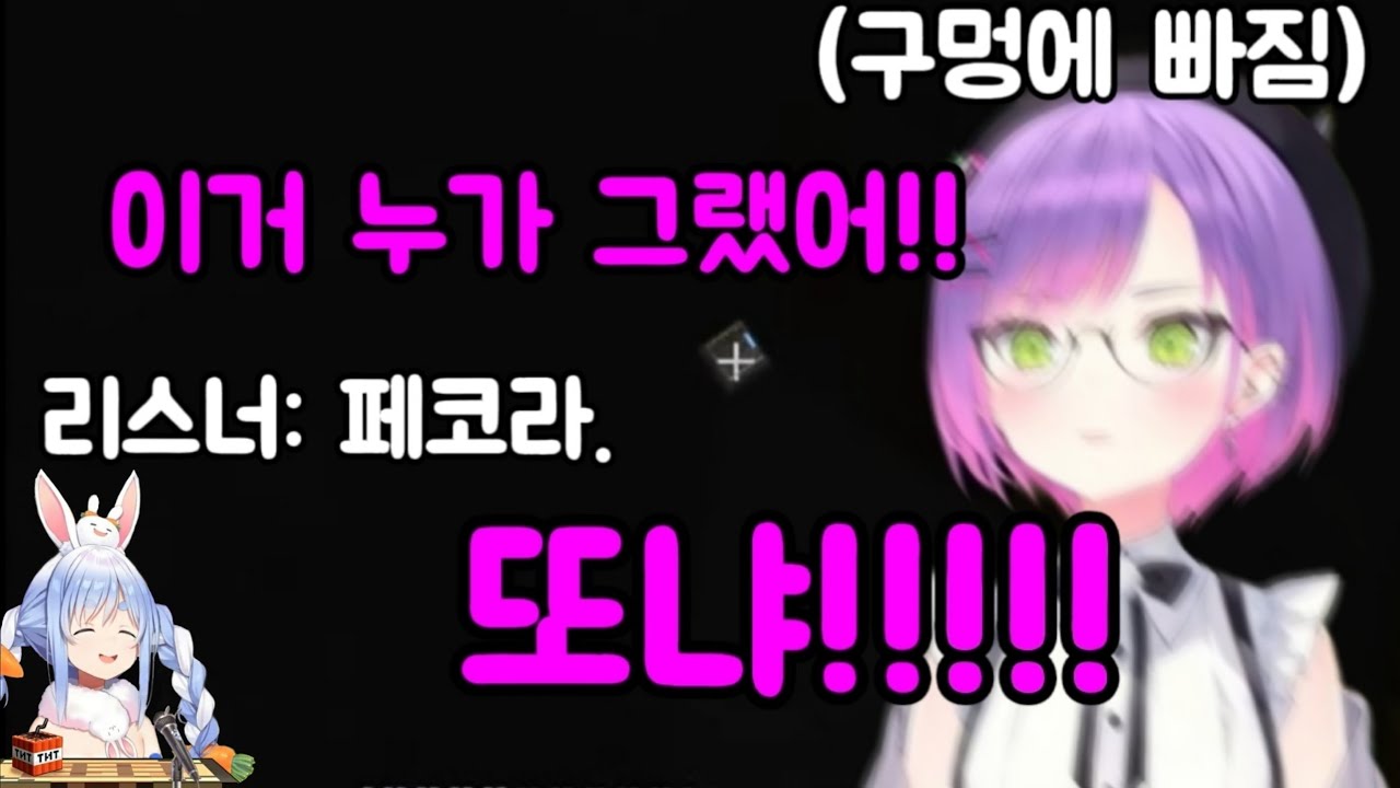오늘도 페코라한테 당하는 토와 [홀로라이브/토코야미 토와]