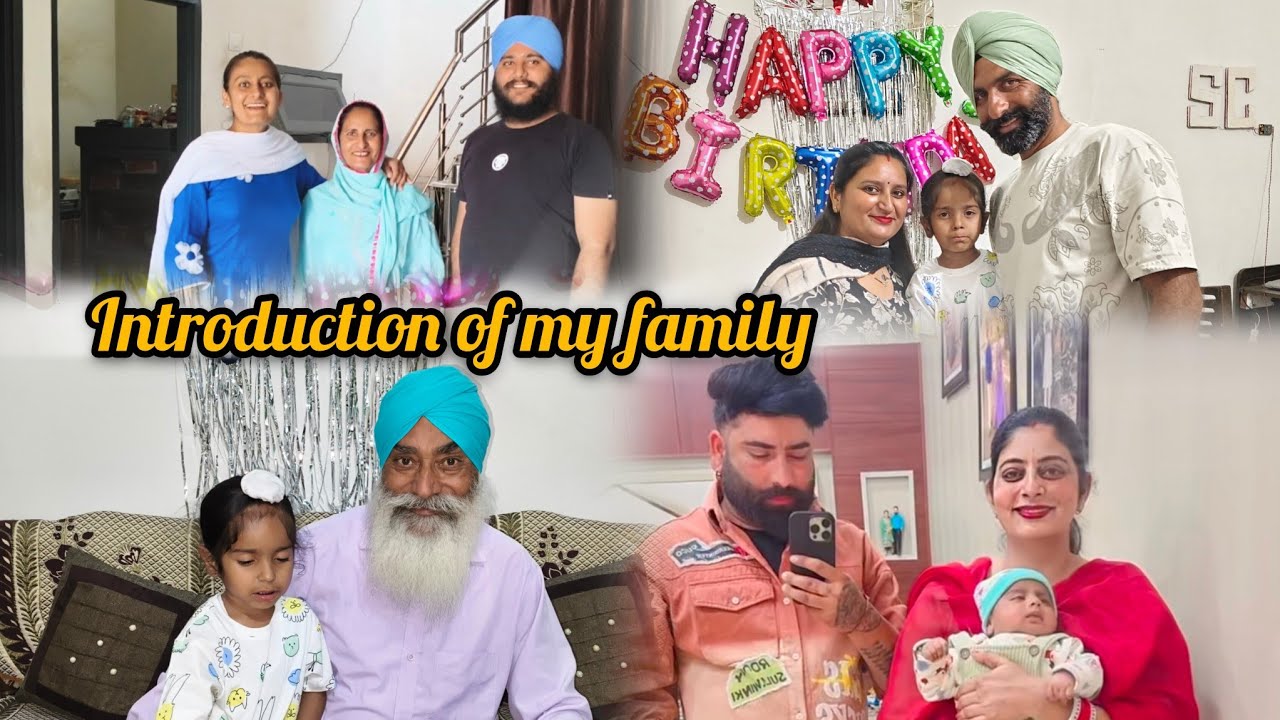 Introduction of my family ...