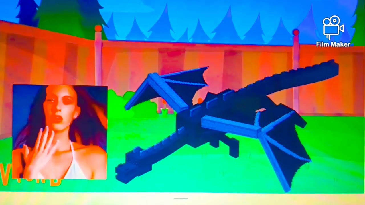 Dark Ender Dragon Chase Officialdantelouise to eat her / got hit by me with storm breaker/Grounded 