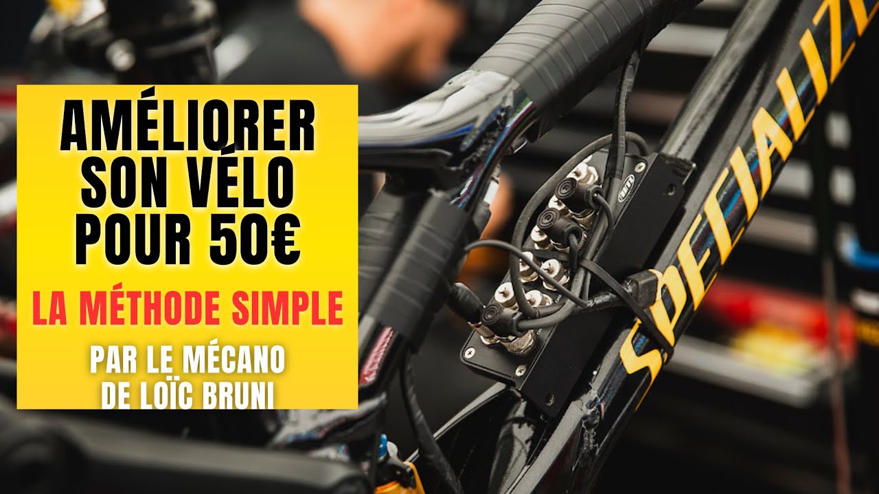 Le mécano de Loïc Bruni explique comment améliorer radicalement le comporterment de son VTT pour 50€