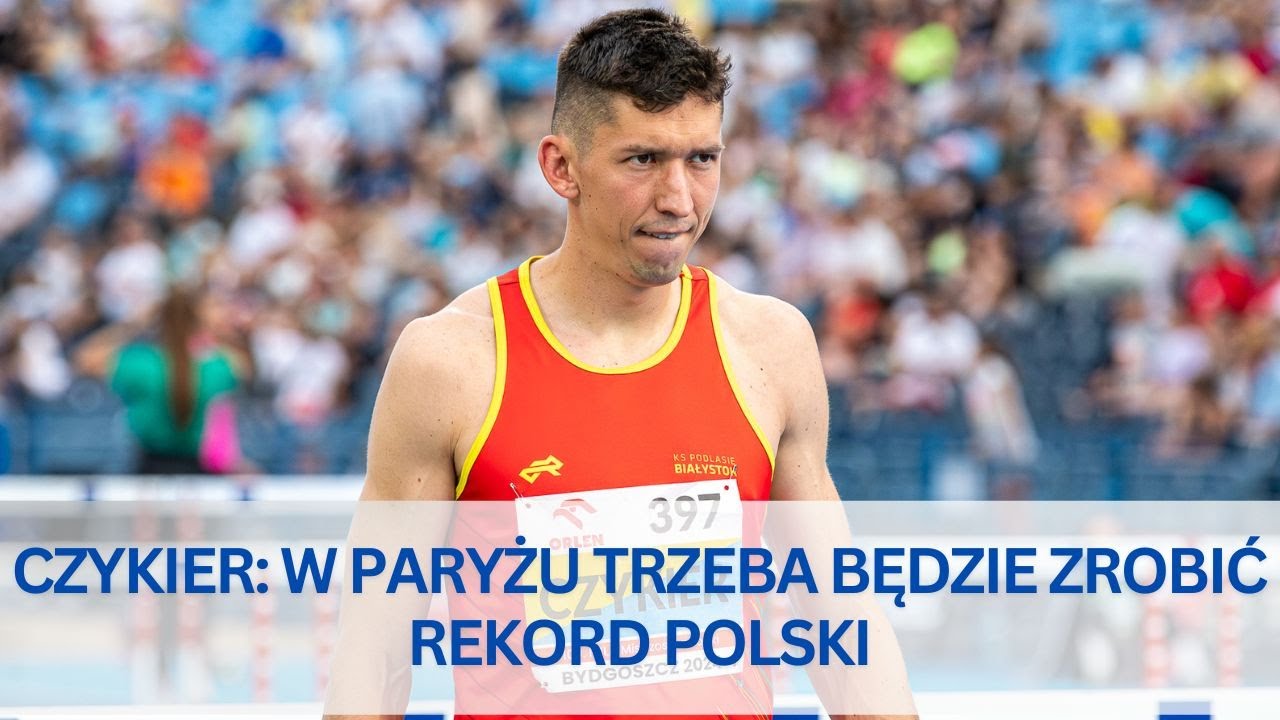 Damian Czykier ze srebrem na MP w lekkoatletyce w Bydgoszczy 2024 - wywiad po biegu