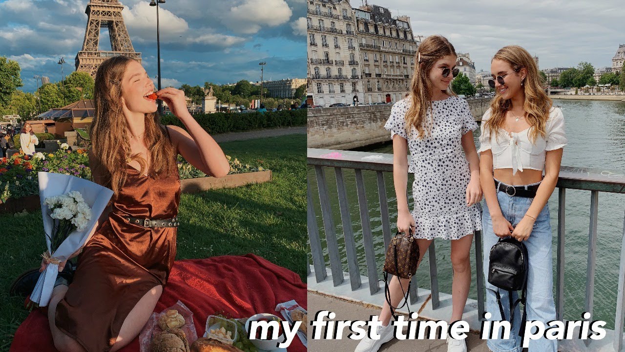 follow me around my first time in PARIS!