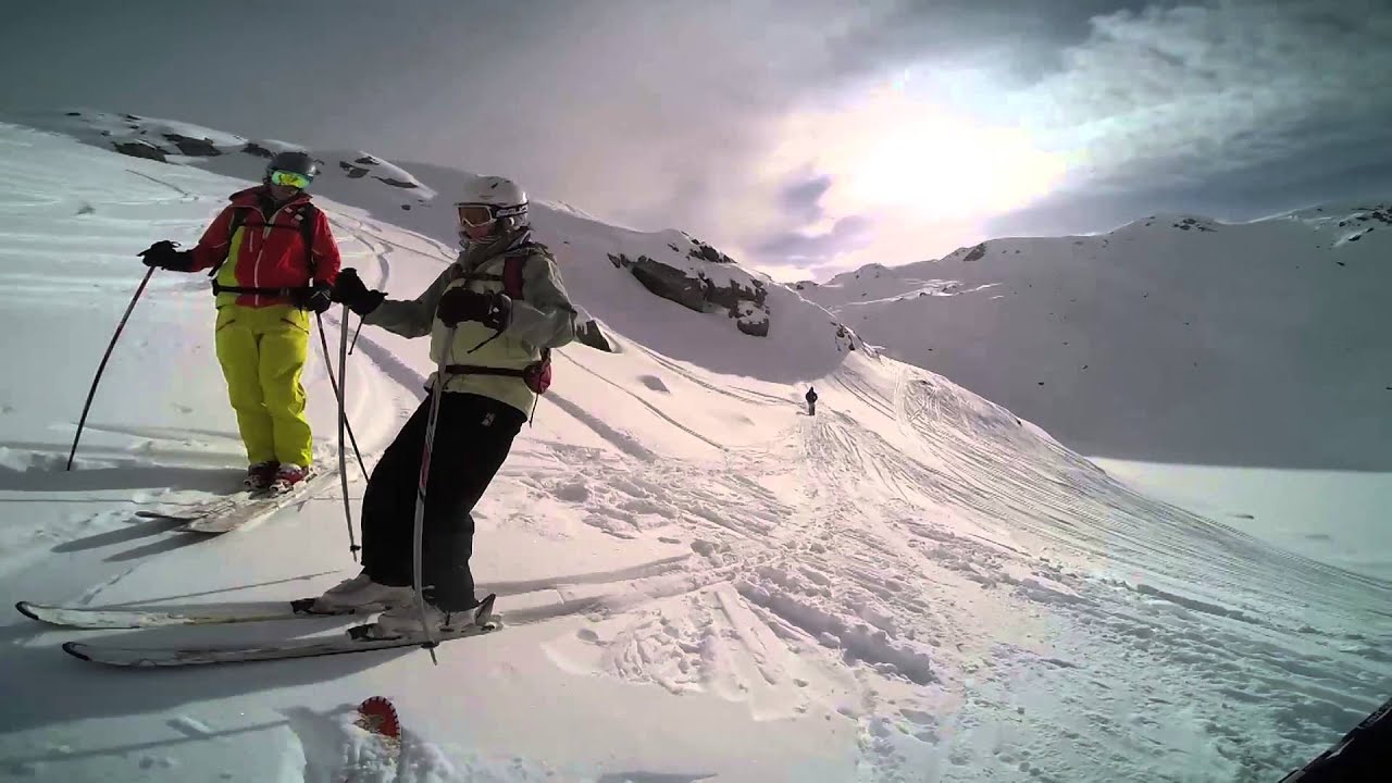 Du lac noir au bettex, en hors piste. Les Menuires