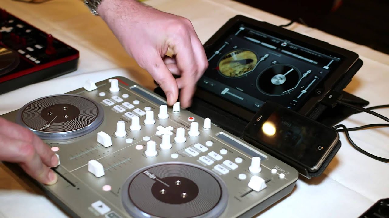 Vestax Spin 2 4-Channel DJ Controller w/ iOS @ Full Compass Tech Expo, Highlights -- April 2013