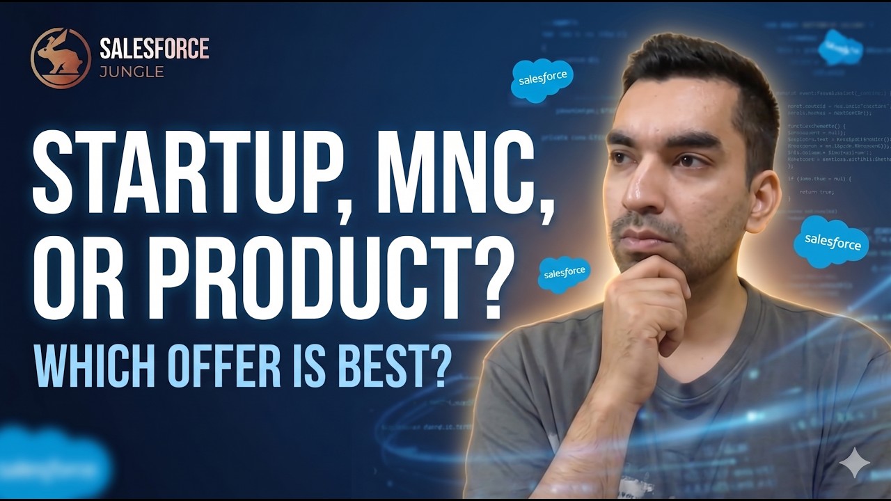 Startup vs MNC vs Product Offer | 2.5 vs 3.5 vs 6.5 LPA Fresher Ko Kaunsi Job Choose Karni Chahiye?