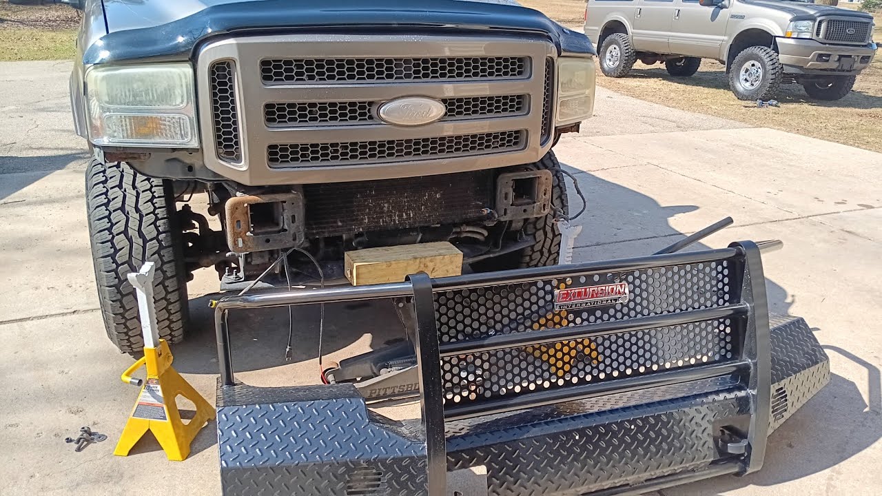 EXCURSION RANCH HAND BUMPER REPLACEMENT