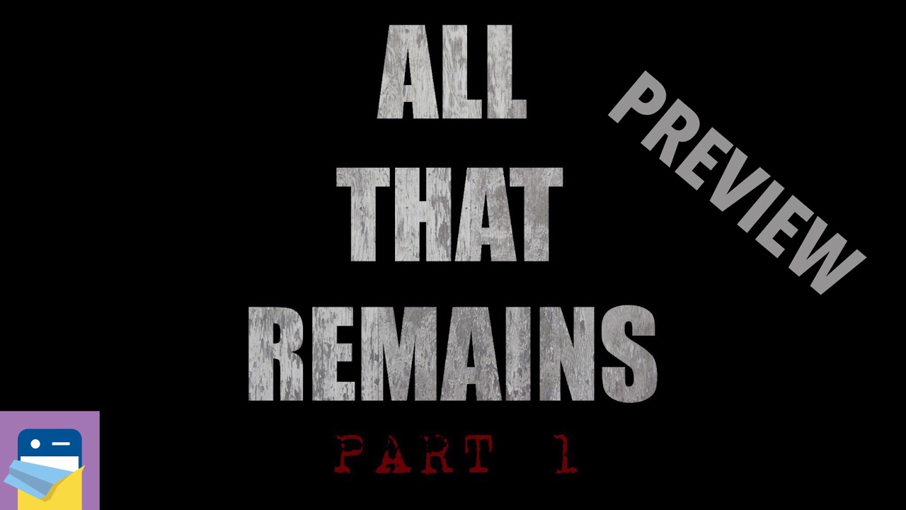 All That Remains: iOS iPhone Gameplay Preview (by Glitch Games)