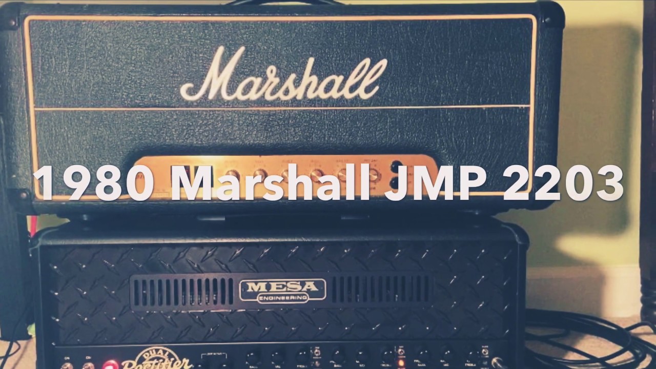 MESA/BOOGIE DUAL RECTIFIER MULTI WATT VS MARSHALL JMP 2203 JCM800