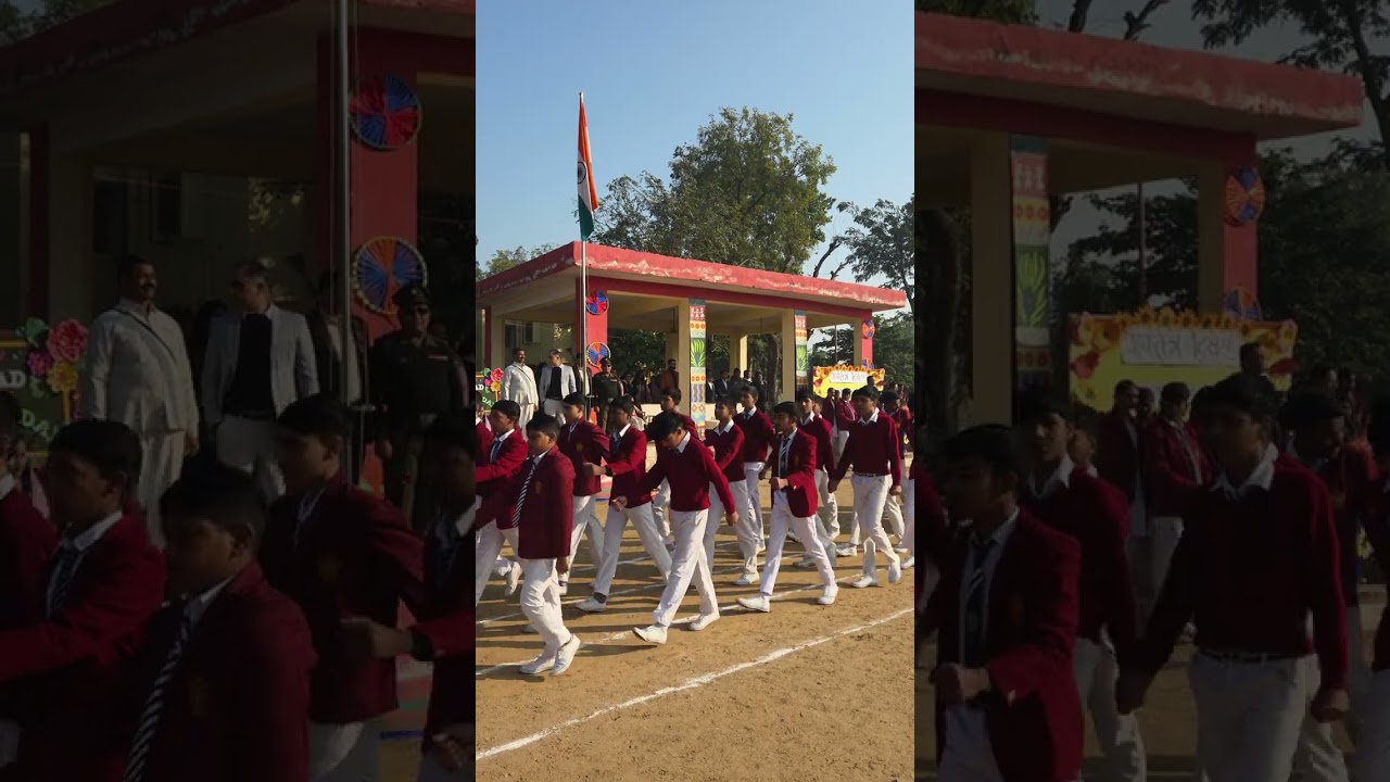 77th Republic day 2026 in JNV MOTHUKA Faridabad. 