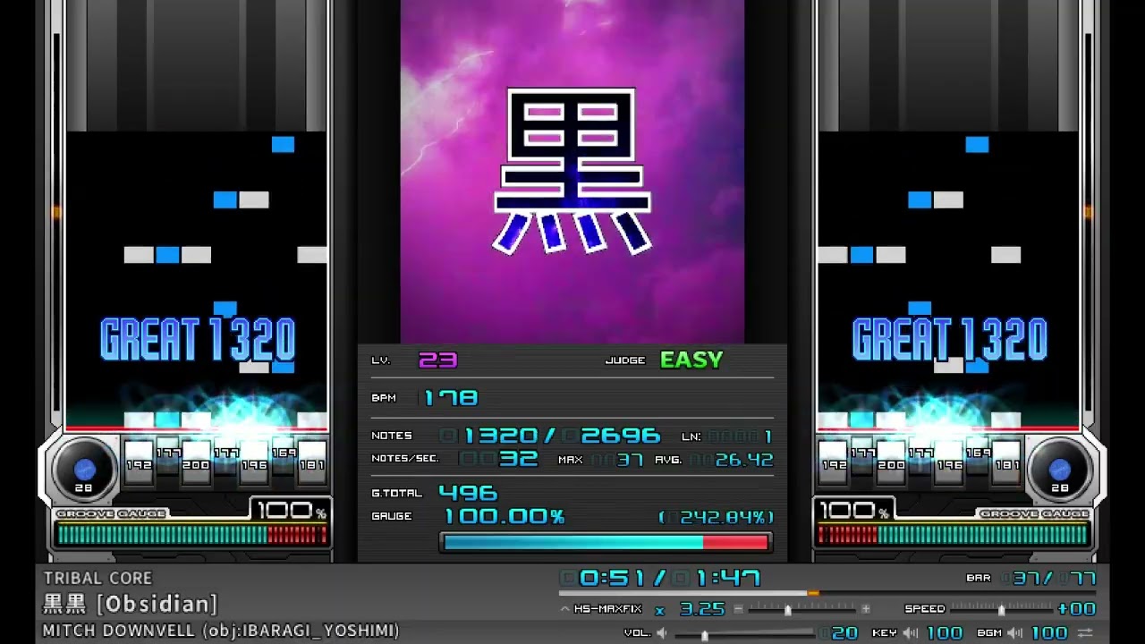 [BMS差分] st5? 黒黒 [Obsidian]