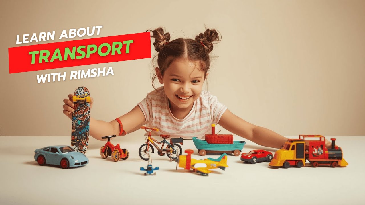 🚗✈️🚢 Learn Transport Vehicles for Kids | Land, Air & Water Transport