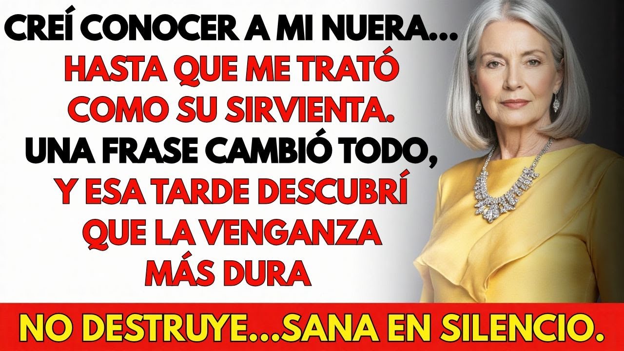 Creí conocer a mi nuera… hasta que quiso tratarme como su sirvienta | historias de venganza