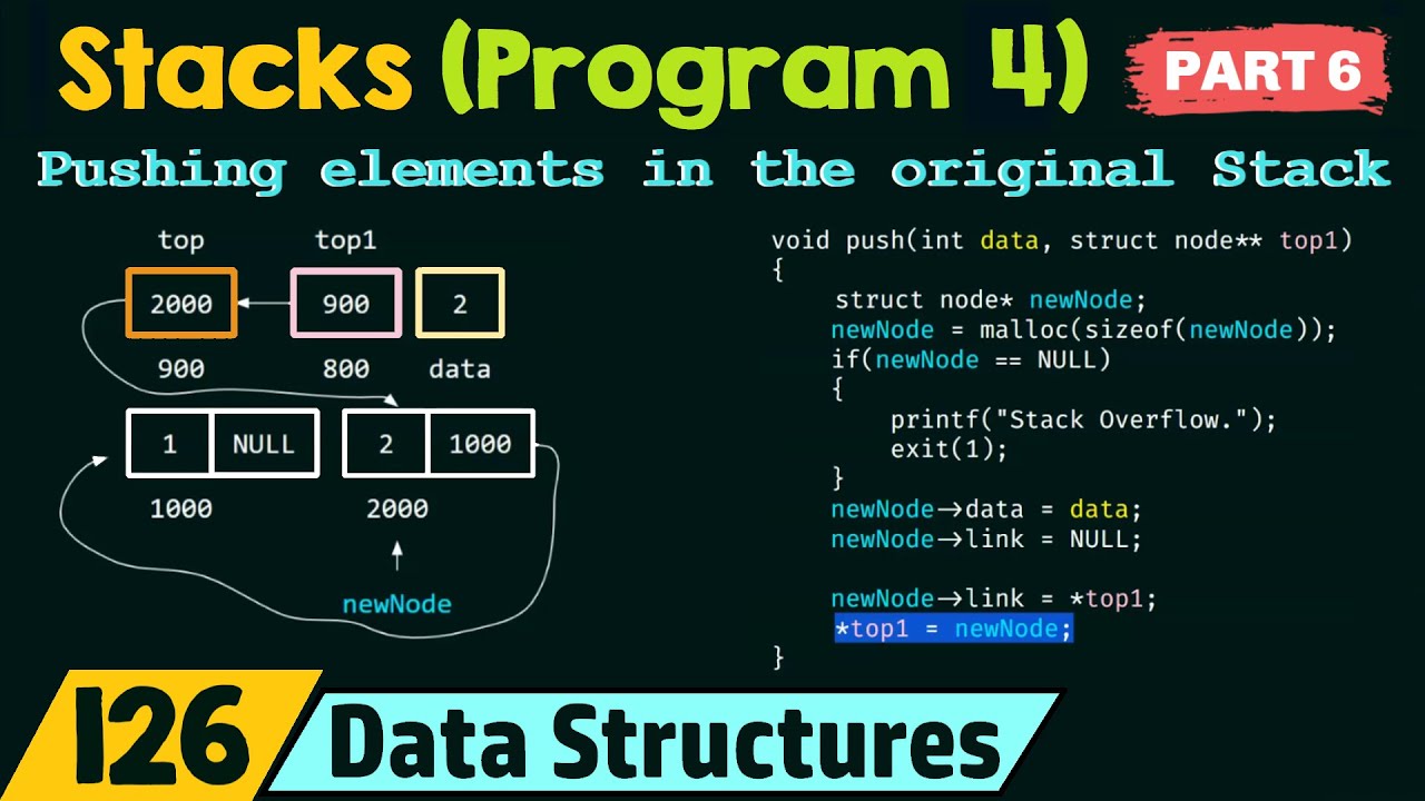 Stacks (Program 4) – Part 6