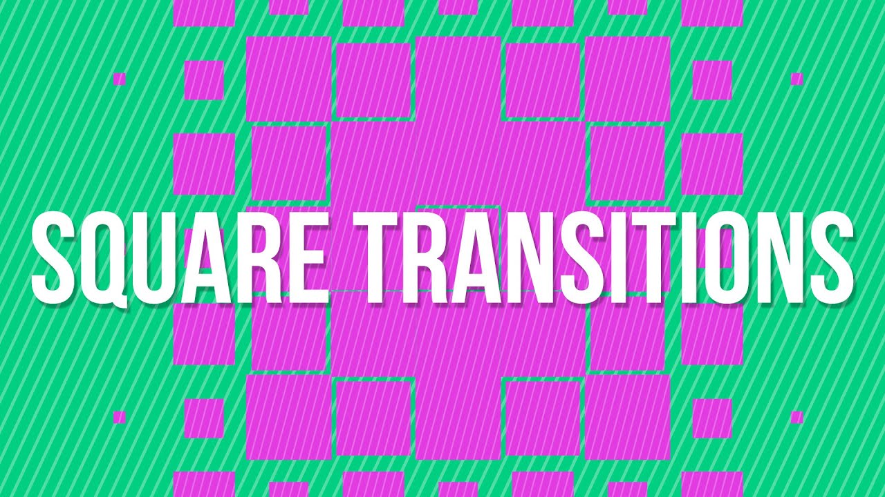 How to Create Square Transitions in After Effects Tutorial