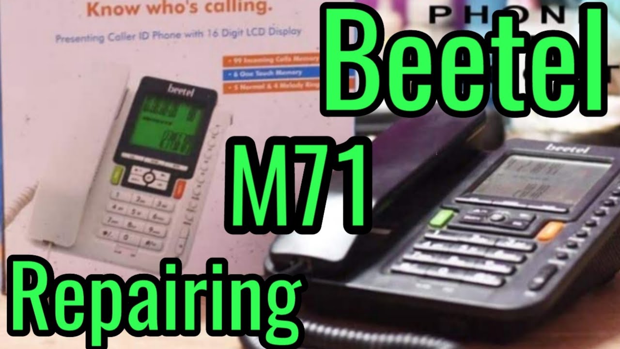 Beetel M71 caller ID Landline phone repairing