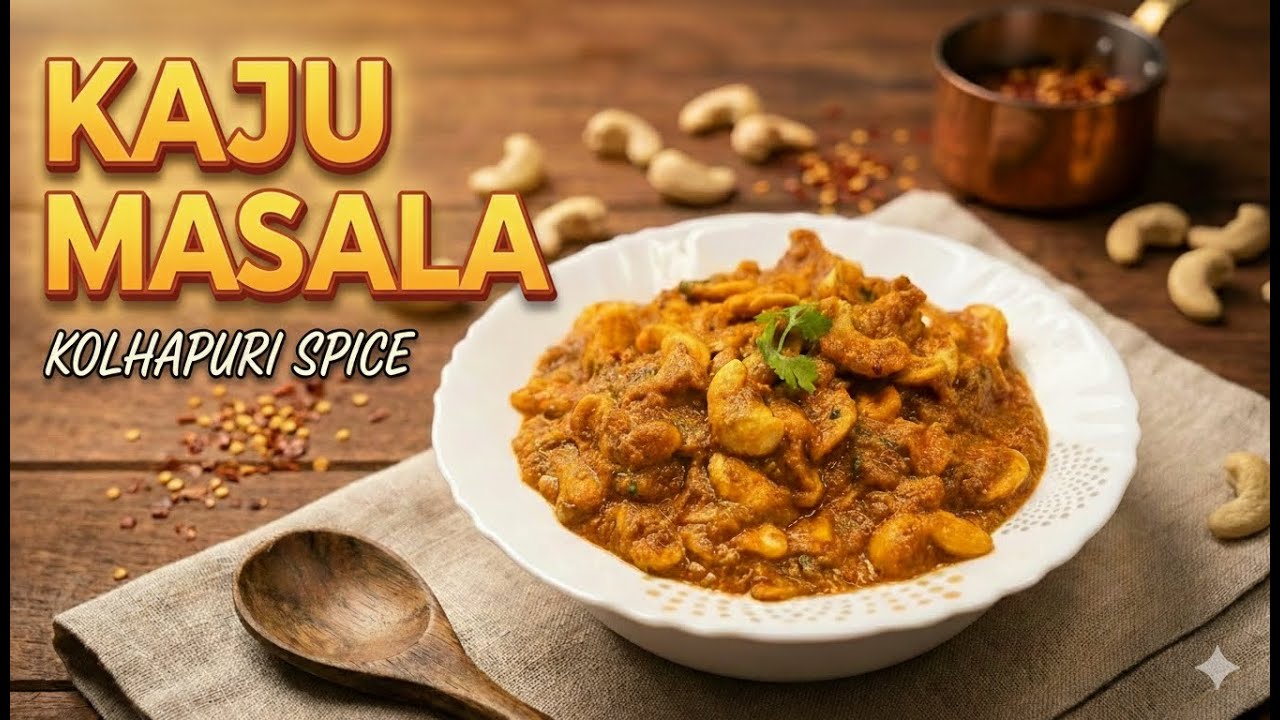 Restaurant Style Kaju Masala | Creamy Cashew Curry Recipe | Kolhapuri Spice - By Seema Misal