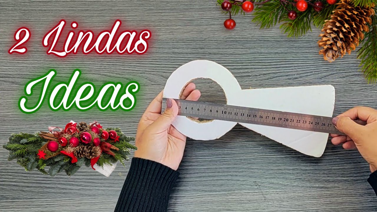 HERMOSAS MANUALIDADES CON RECICLAJE PARA NAVIDAD 🎄 IDEAS NAVIDE&Ntilde;AS/ CHRISTMAS DIY/ ARTESANATO / DIY