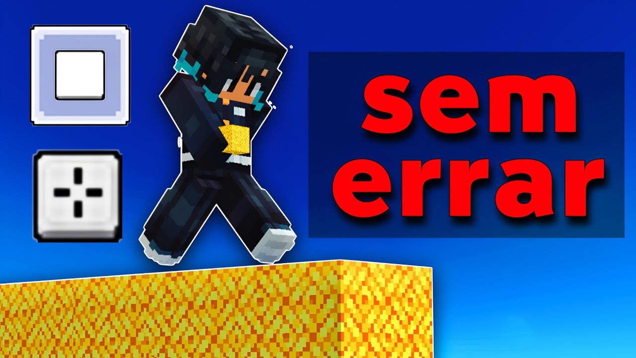 Como fazer PONTE com os NOVOS CONTROLES no MCPE
