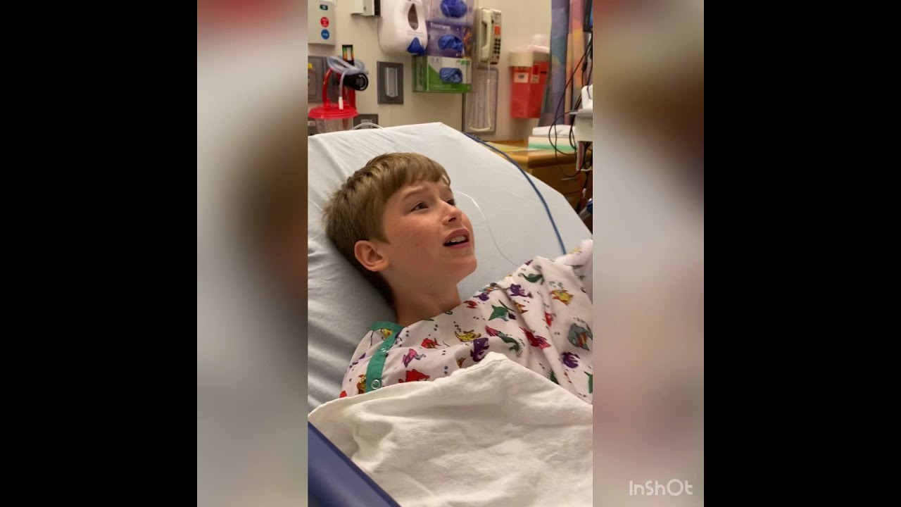 Sam coming out of anesthesia