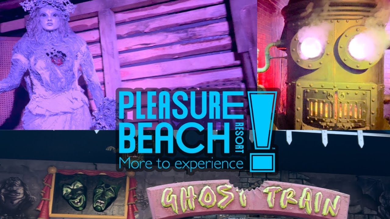 The Ghost train POV 2024 | Blackpool pleasure beach resort | **NEW SCENES**