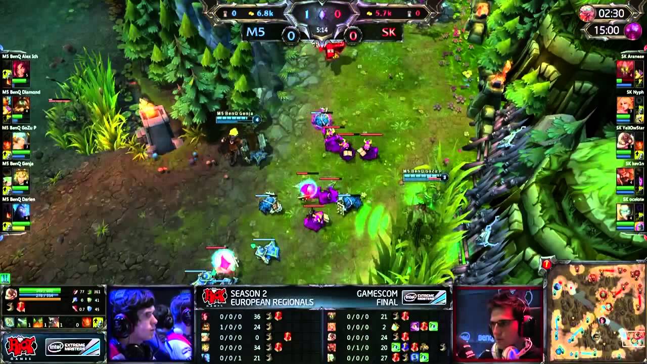 League of Legends - FINALS SK Gaming vs Moscow 5 - Game 1 - European Regional