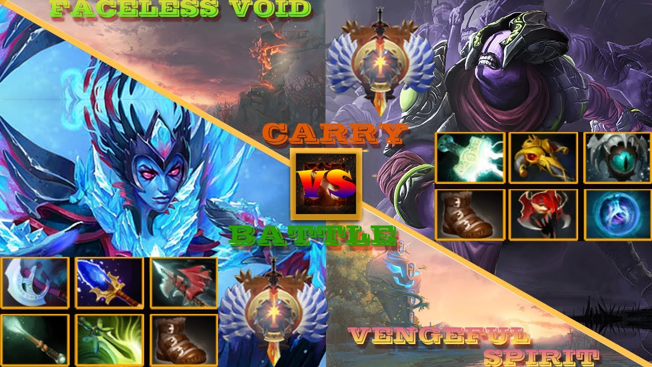 Epic Dota2 Battle With Insane Battle I FACELESS VOID VS VENGEFUL SPIRIT