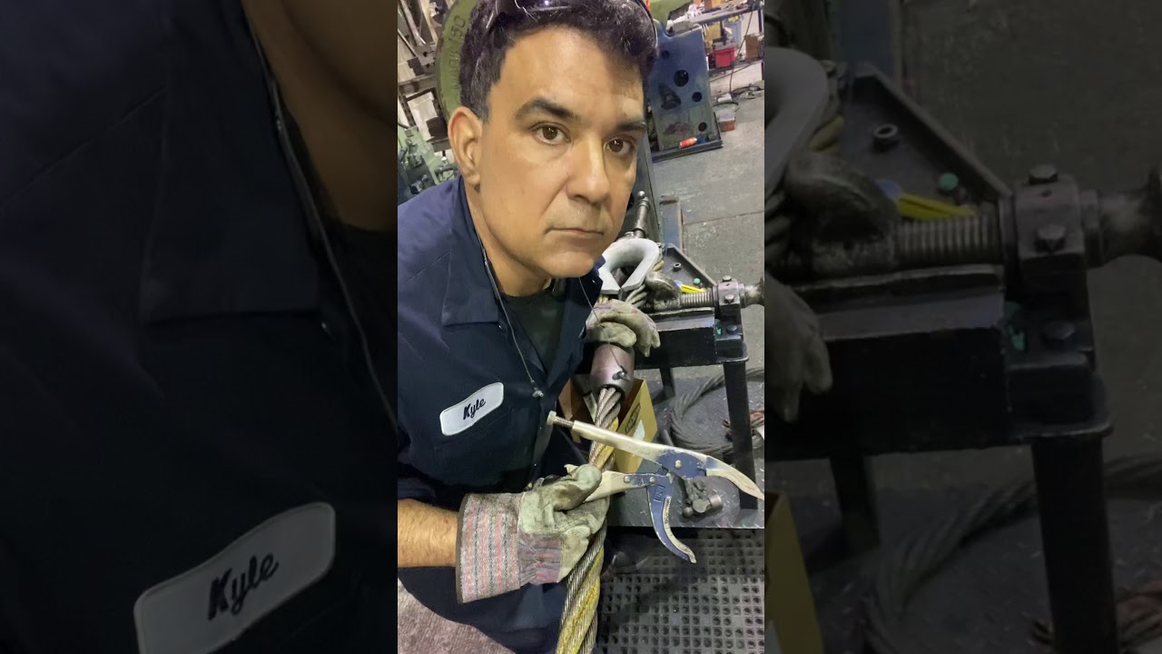 1-1/2 wire rope thimble splice