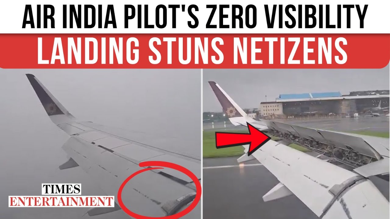Air India Pilot DEFIES Mumbai Storm With Flawless Landing | VIRAL VIDEO Shows What Happened