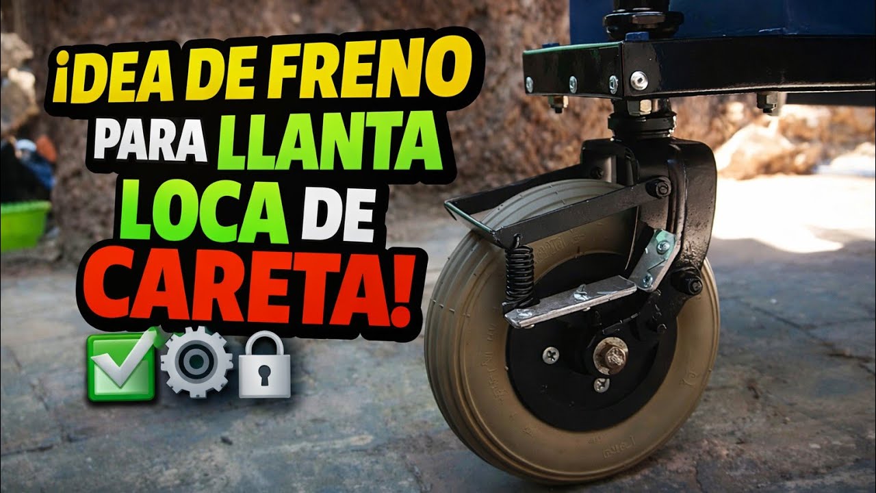 ¡Idea de Freno para Llanta Loca de Careta! ✅️⚙️🔒 #viral #soldadura 
