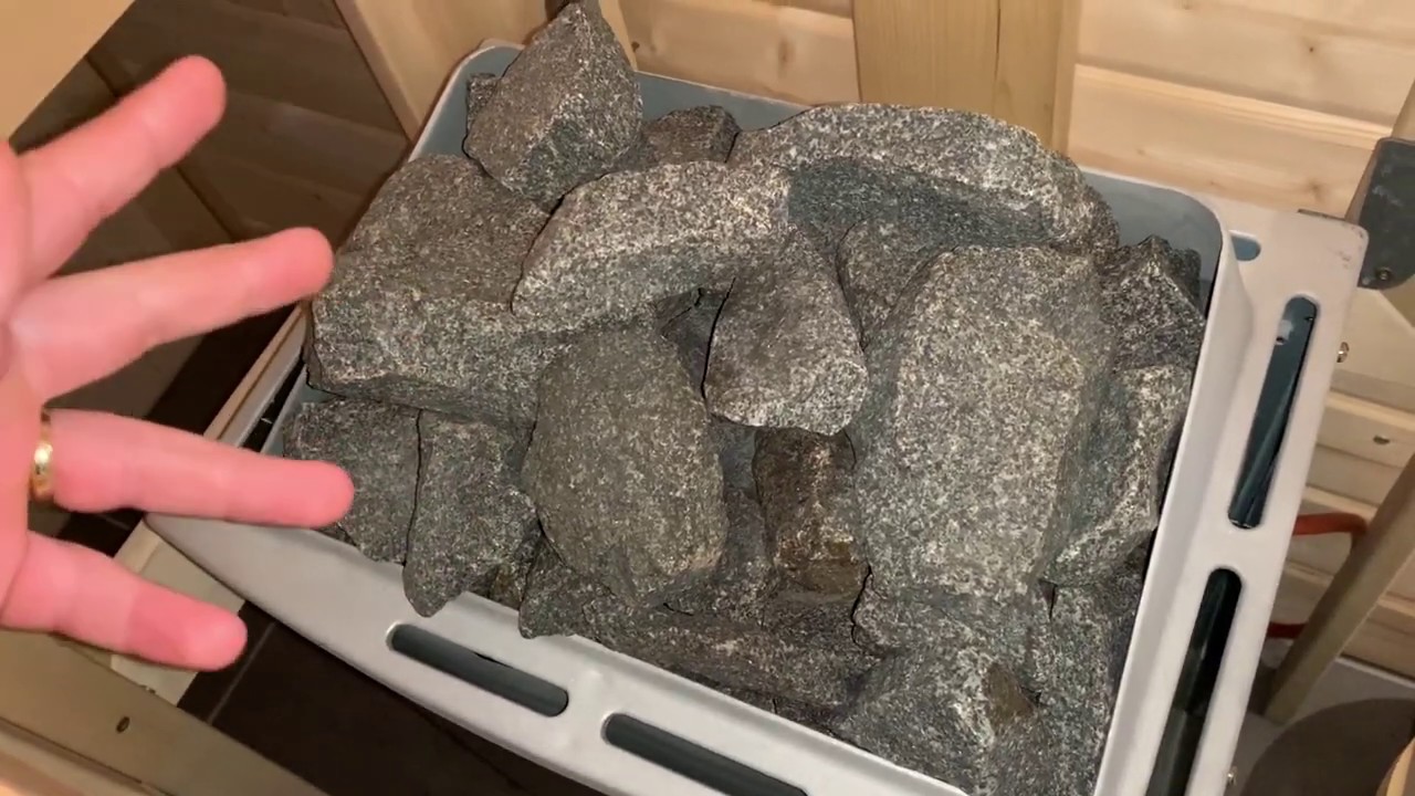 Saunaofen reinigen und Sauna Steine (Granit Diorit Gabbro Basalt Gneise Quarzite) ersetzen Anleitung