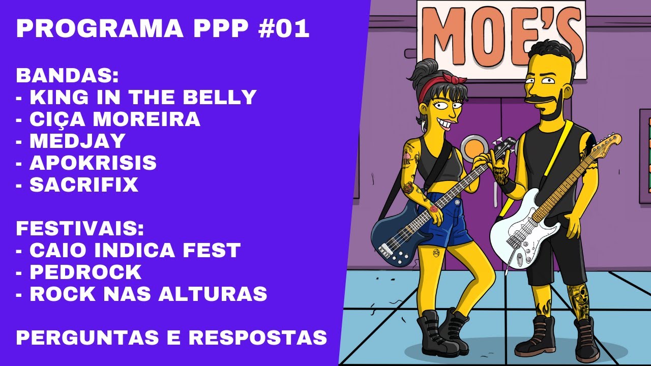 Programa PPP #01 | Bandas e Festivais de Rock Autoral | Perguntas & Respostas