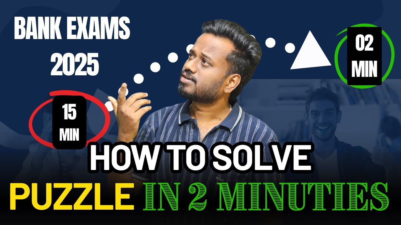 🎯From Slow to Pro 6 Steps to Solve Any Puzzle & Seating Arrangement in Record Time⏰ | 2X SPEED🚀