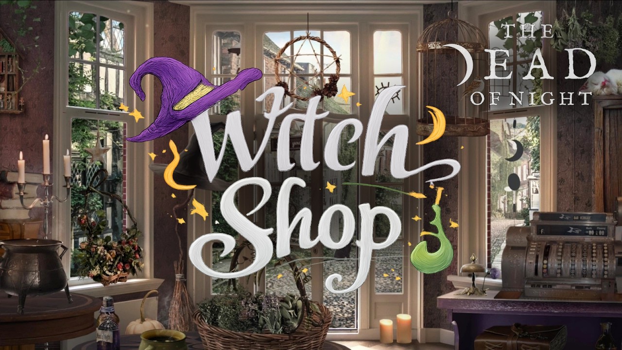 Witch Shop Ambience 🧹📚⭐🌙 | The Witch Shop Down the Way | Quaint Village w/ Relaxing Day Sounds/ASMR