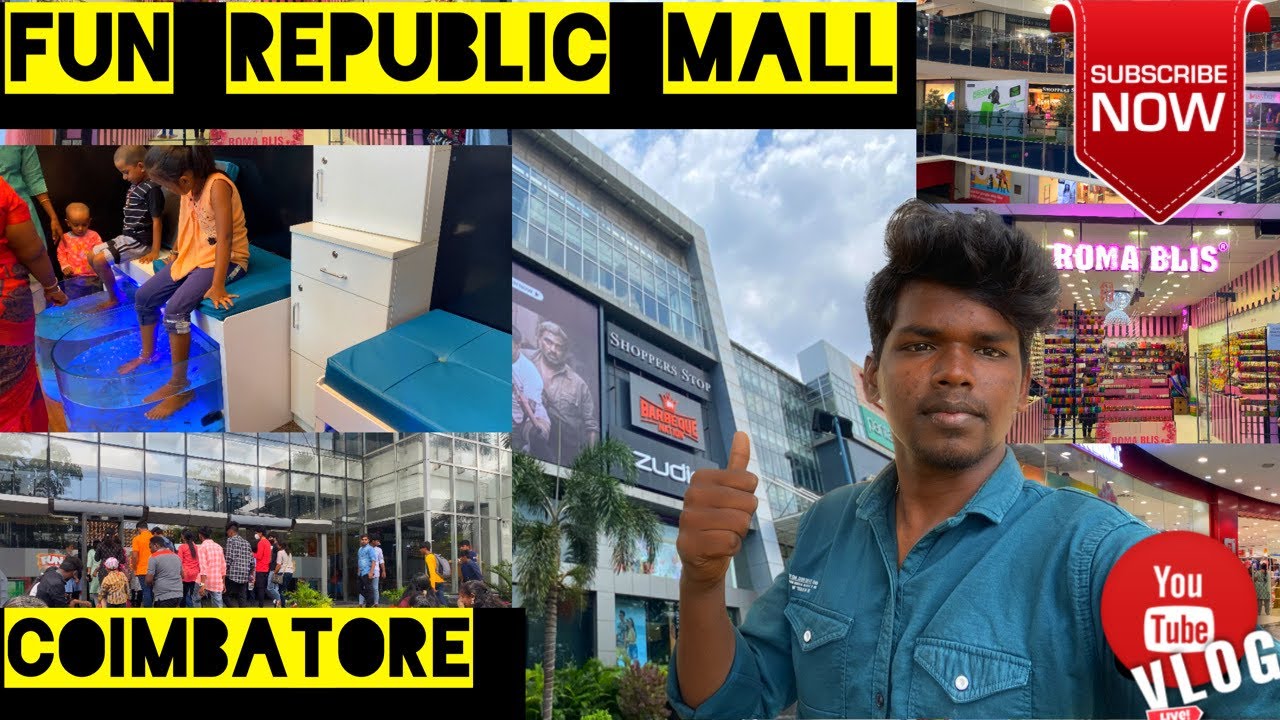 Fun republic mall Coimbatore🥳😍|views of karthik|#vlog #youtubevideo #viralvideo #vlogvideo #trend