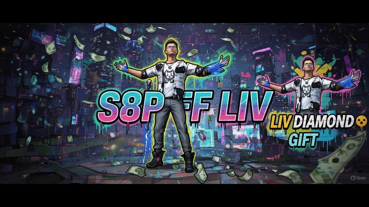 🔴S8P FF LIV FREE FIRE DIAMOND GIFT 🎁 Playing Solo | Streaming with Turnip