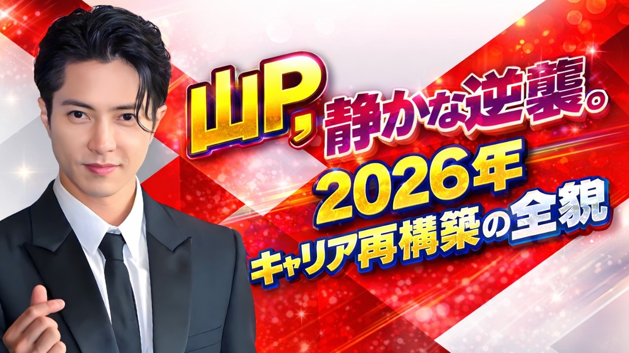 山P、静かな逆襲。2026年キャリア再構築の全貌    |   #山下智久 #OnitsukaTiger #DropsOfGod