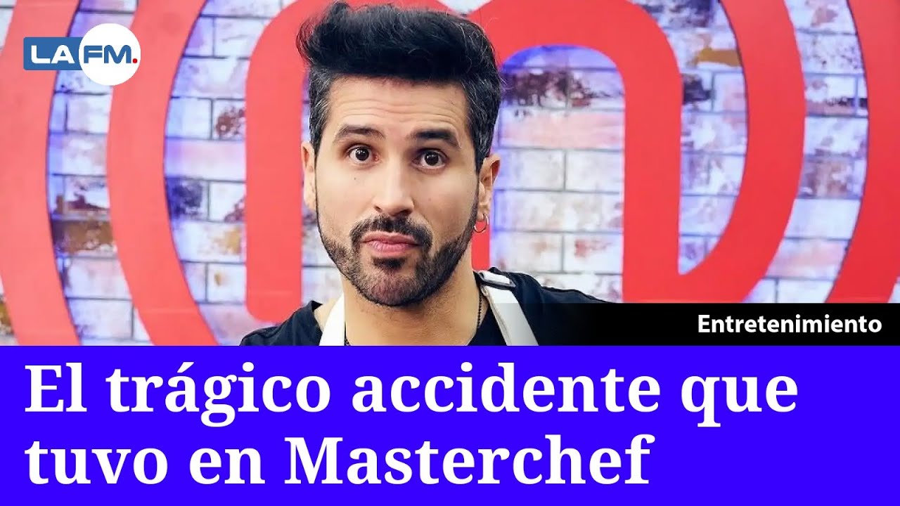 Brian Moreno contó crudos detalles del accidente que lo llevó a irse de 'MasterChef Celebrity'