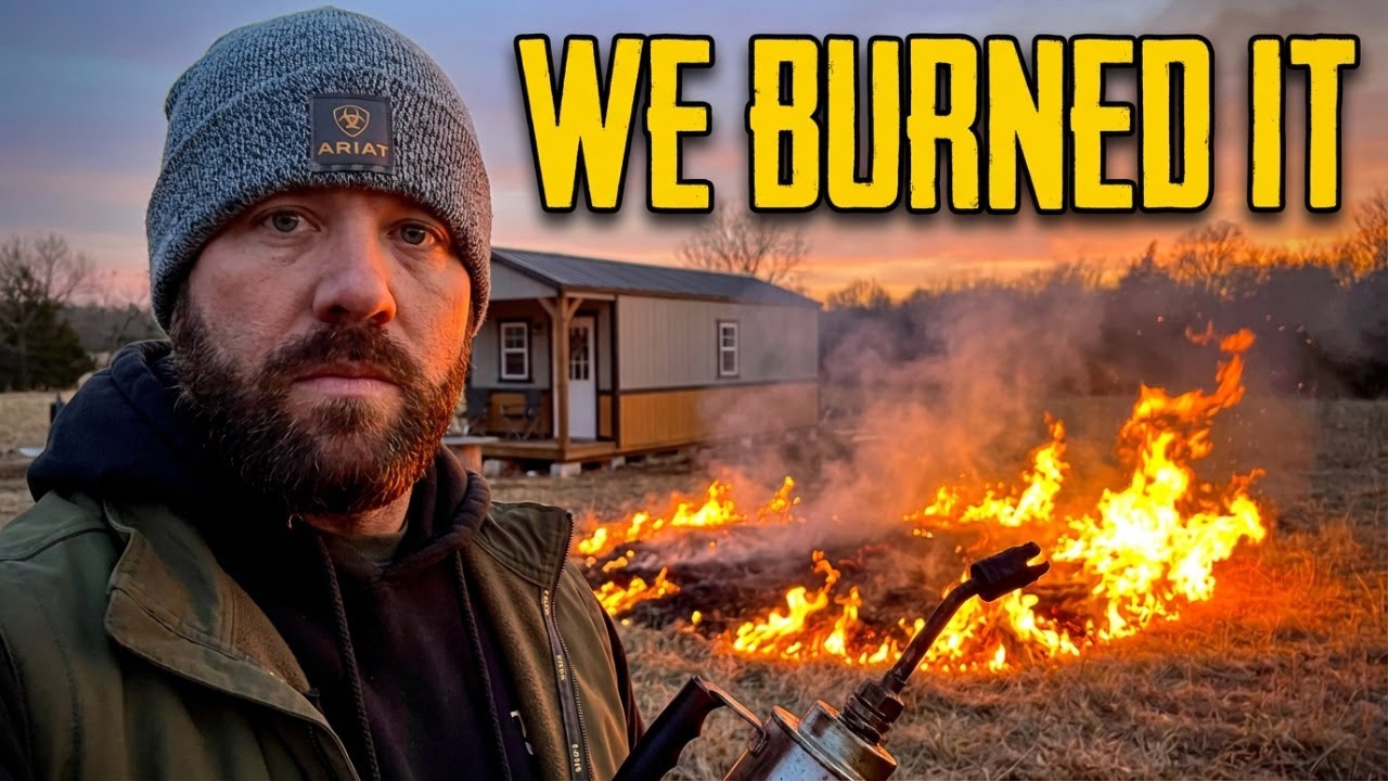 Controlled Burn to Protect Our Tiny Cabin in Oklahoma