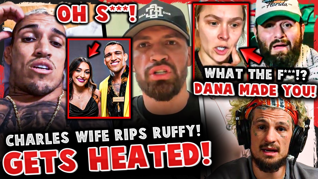 Charles Oliveira's WIFE GOES OFF on Mauricio Ruffy! Sean O'Malley & Jorge Masvidal HIT BACK at Ronda