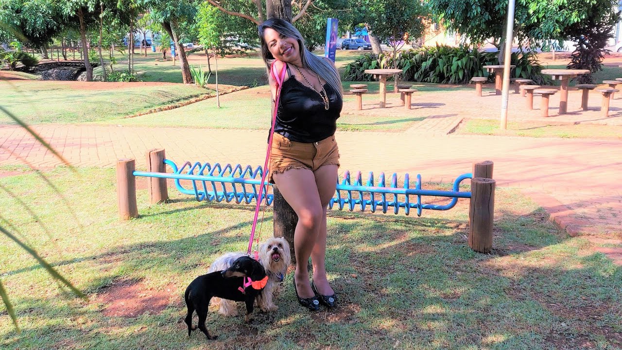 LEVEI MEUS CACHORROS PRA PASSEAR!!!