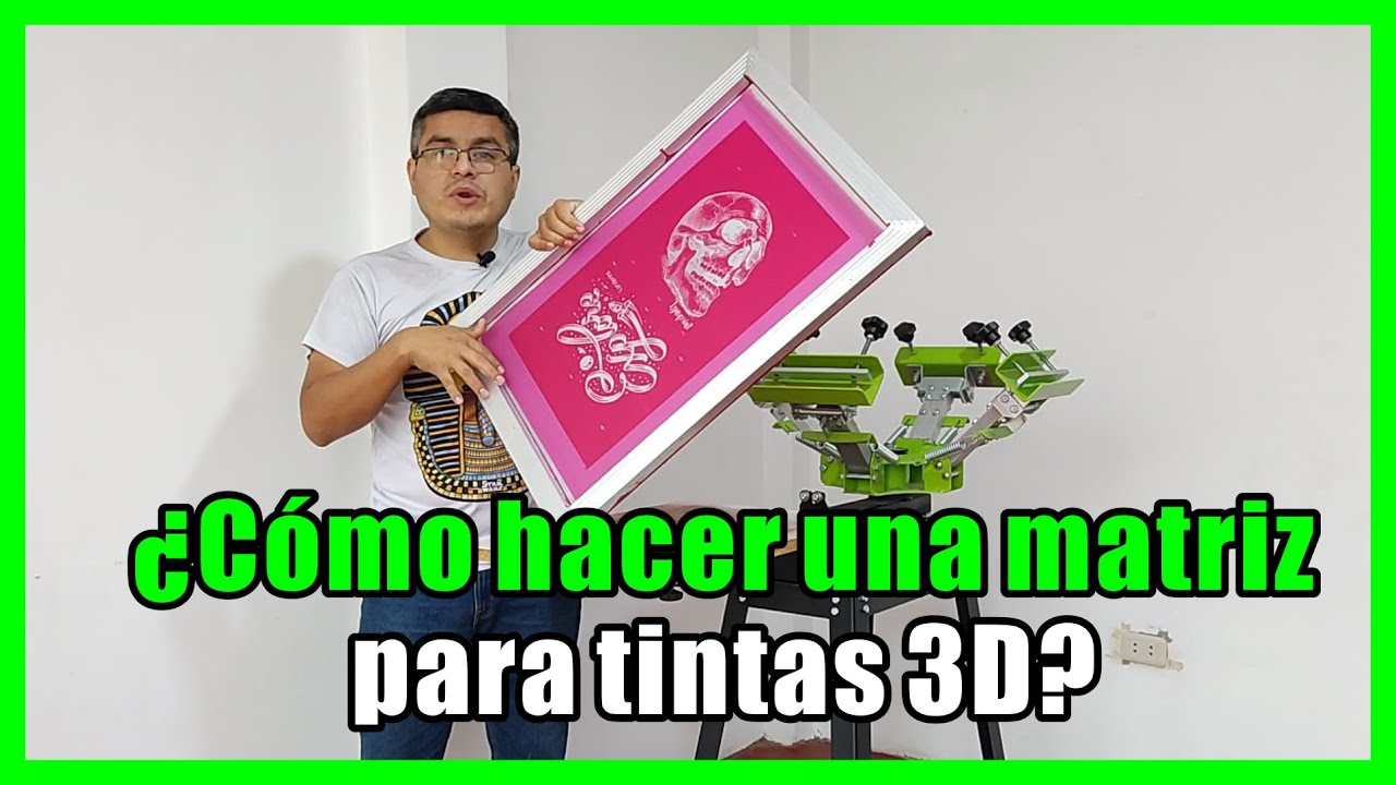 ¿Como hacer una matriz para tintas 3D?