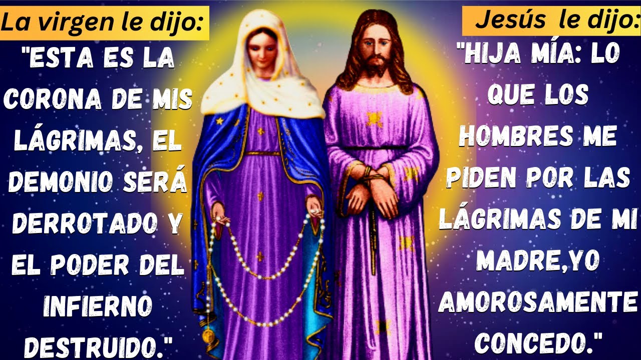 CORONILLA DE NUESTRA SEÑORA DE LAS LÁGRIMAS– DEVOCIÓN APROBADA POR LA IGLESIA CATÓLICA