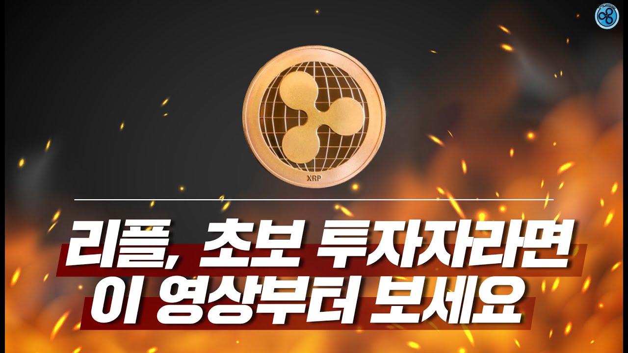 리플(XRP), 초보 투자자라면 이 영상부터 보세요