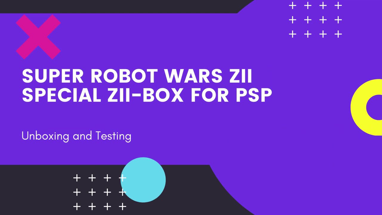 [Super Robot Wars] SRW ZII Unboxing and Test