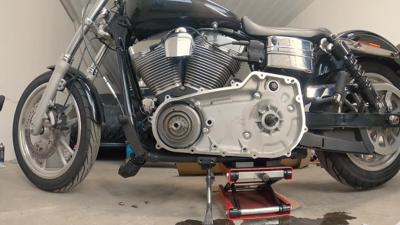 Как разобрать праймери Harley Davidson? перенос рычагов управления! замена компенсатора и сцепления