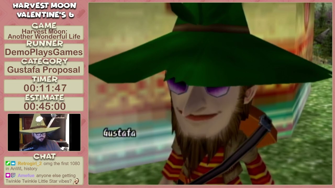 HMV6 | Harvest Moon: Another Wonderful Life - Gustafa Proposal (Z-Cheat) Speedrun by DemoPlaysGames